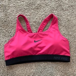 Nike Pro padded sports bra.
